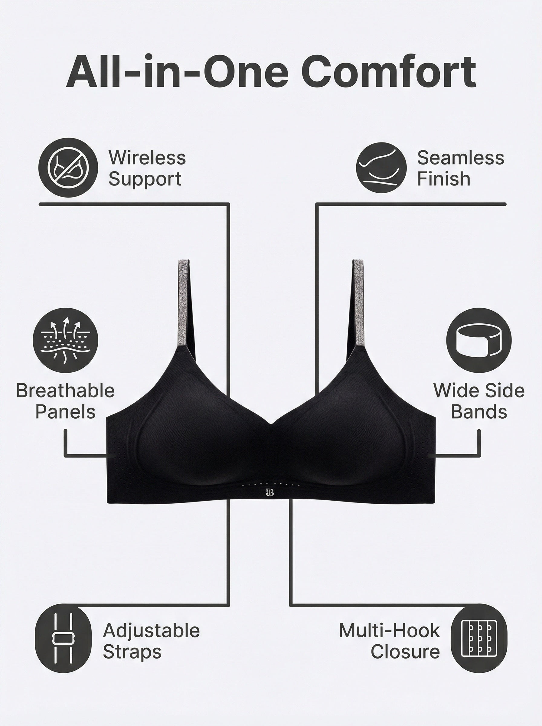 AirForm™ Sculpt Bra – Wireless Seamless Support