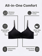 AirForm™ Sculpt Bra – Wireless Seamless Support - IntimaBay