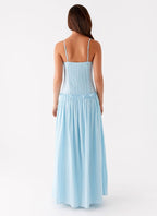 Aurelia Whisper Drop - Waist Maxi Dress - IntimaBay
