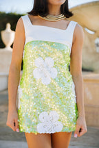 Bloom Sequin Mini Dress - IntimaBay