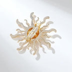 Golden Sun Brooch - IntimaBay