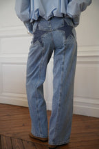 IntimaBay Star Patch Panel Jeans - IntimaBay