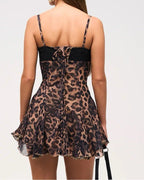 Wild Muse Leopard Mini Dress - IntimaBay