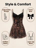 Wild Muse Leopard Mini Dress - IntimaBay